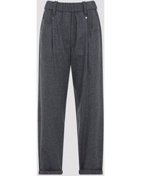 Brunello Cucinelli - Pull-On Pants - Lyst