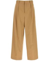 Loewe - Cotton Wide-Leg Pant - Lyst