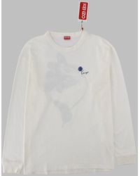 KENZO - T-Shirt Tulip Long Sleeve Cotton T-Shirts - Lyst