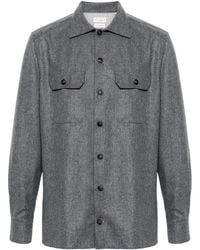 Brunello Cucinelli - Camicia Di Lana Di - Lyst