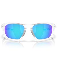 Oakley - Sonnenbrille Oo9431 943106 Lateralis Matte Transparent/Prizm Sapphire Unisex - Lyst