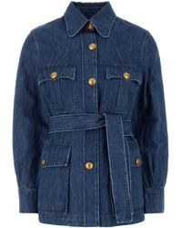 Valentino Garavani - Denim Blazer - Lyst