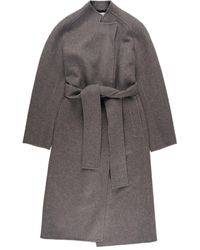 KHAITE - Deena Wool Long Coat - Lyst