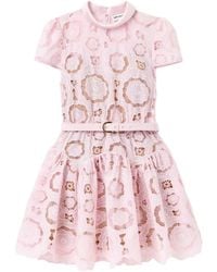 Self-Portrait - Short Floral Dress - Lyst