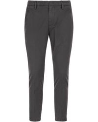 Dondup - Alfredo Slim Fit Cotton Trousers - Lyst