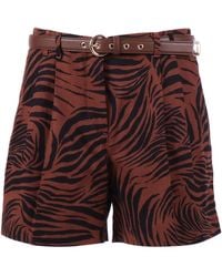 Max Mara - Studio Novella Pattern-Printed Shorts - Lyst