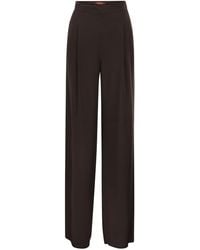 Max Mara - Msealpaca – Fluid Palazzo Trousers - Lyst