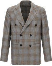 Pal Zileri - Double-Breasted Blazer - Lyst