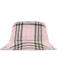 Burberry - Check Bucket Hat - Lyst