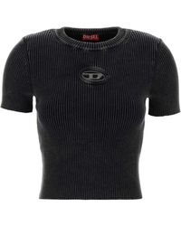 DIESEL - Slate Cotton M-Anchor T-Shirt - Lyst