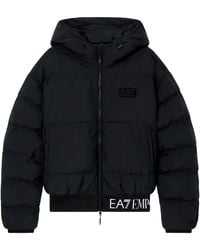 EA7 - Abrigos Negro - Lyst