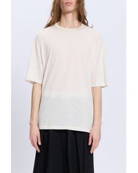 Ann Demeulemeester - Dieter High Comfort Fit T Shirt With "Les Fleurs D - Lyst