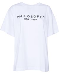 Philosophy Di Lorenzo Serafini - T-Shirt With Logo - Lyst