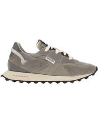 RUN OF - Run Van Zuurstof M Sneakers Suede, Canvas En Leer - Lyst
