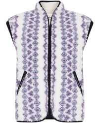 Isabel Marant - Printed Reversible Vest - Lyst