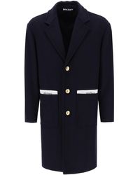 Palm Angels - Sartorial Tape Wool Cashmere Coat - Lyst