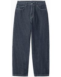 Carhartt - Orlean Pant Striped/ Denim - Lyst