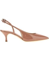 Casadei - Antiqued Leather Giulia Pumps - Lyst