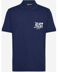 Just Cavalli - Polo Shirt Cotton - Lyst