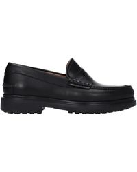 Ferragamo - Pittsburgh Herrens Schwarze Leder-Loafer - Lyst