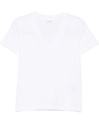 Closed - Camiseta Con Cuello En V - Lyst