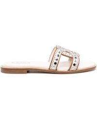 Tod's - Sandalo Basso In Pelle - Lyst