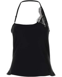 Courreges - Stretch Satin Top - Lyst
