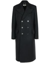 Maison Margiela - Virgin Wool Coat - Lyst