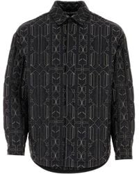 Palm Angels - Embroidered Nylon Padded Shirt - Lyst