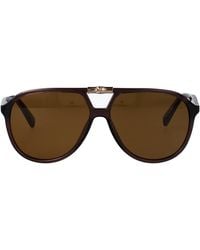 Longchamp - Transparent Injected Sunglasses - Lyst