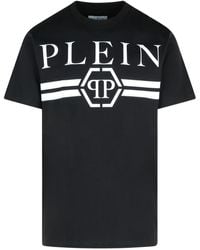 Philipp Plein - Black Cotton T -shirt - Lyst