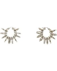 AMINA MUADDI - Metal Multi Ring Earrings - Lyst
