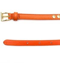 Prada - Skinny Eyelet Belt - Lyst