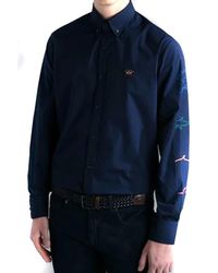 Paul & Shark - Paul Shark Overhemden Blauw - Lyst