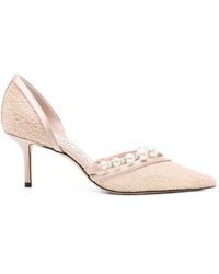 Jimmy Choo - Aurelie Glittered Pumps - Lyst
