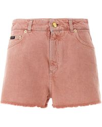 Dolce & Gabbana - Pantalones cortos de cintura alta - Lyst