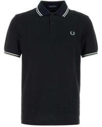 Fred Perry - Piquet Polo Shirt - Lyst