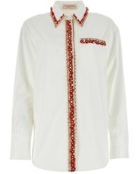 Valentino Garavani - Poplin Shirt - Lyst
