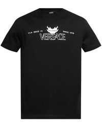 Versace - Logo T -Shirt - Lyst
