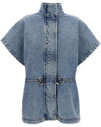 Fabiana Filippi - Denim Cape - Lyst
