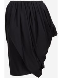 Chloé - Cotton Poplin Wrap Skirt - Lyst
