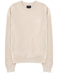 A.P.C. - Sweatshirt With Logo - Lyst