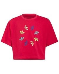 adidas Originals - Cropped T-Shirt - Lyst