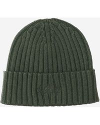 MC2 Saint Barth - Wool Blend Mütze mit Logo - Lyst