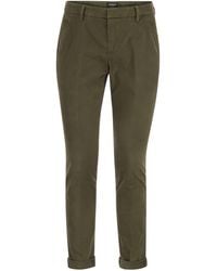 Dondup - Gaubert Slim Fit Gabardine Trousers - Lyst