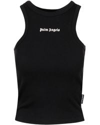 Palm Angels - T-shirts En Polo's Zwart+wit - Lyst