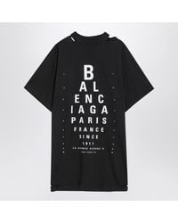 Balenciaga - Eye-Test Oversized T-Shirt, 100% Cotton - Lyst