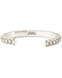Isabel Marant - Steifes Armband Metall Silber - Lyst