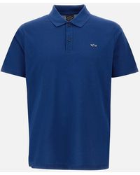 Paul & Shark - Blaues Poloshirt Aus Bio-Piqué-Baumwolle - Lyst