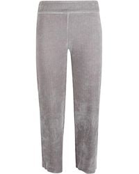 Avenue Montaigne - Corduroy Cropped Trousers - Lyst